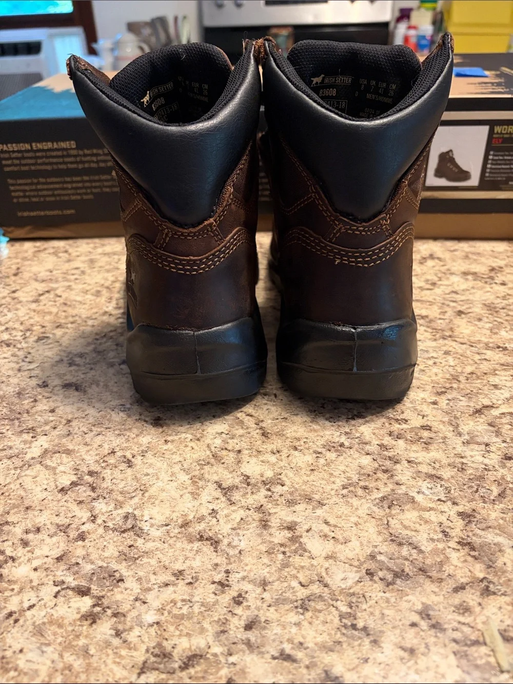 Red Wing Shoes Irish Setter Ely Brown Men’s Work Boots